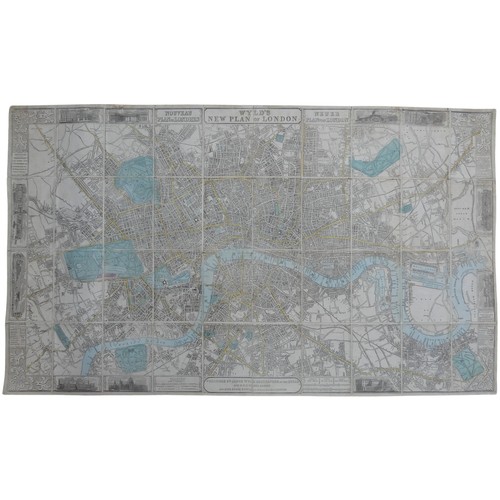 4 - Wyld (James); 'Wyld's New Plan of London', circa 1851, wood engraved map with some contemporary hand... 