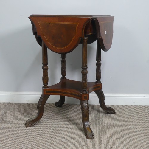 544 - An Edwardian burr walnut and mahogany Chess Table, the top with boxwood inlaid chess board, each edg... 