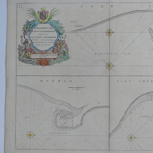 34 - Carington Bowles (Publisher); 'Bowles's new Topographical Chart of the English Channel....', 495mm x... 