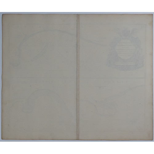 34 - Carington Bowles (Publisher); 'Bowles's new Topographical Chart of the English Channel....', 495mm x... 