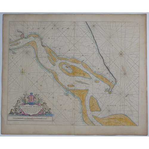 34 - Carington Bowles (Publisher); 'Bowles's new Topographical Chart of the English Channel....', 495mm x... 