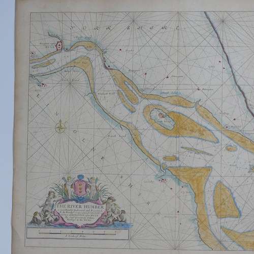 34 - Carington Bowles (Publisher); 'Bowles's new Topographical Chart of the English Channel....', 495mm x... 