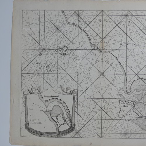 34 - Carington Bowles (Publisher); 'Bowles's new Topographical Chart of the English Channel....', 495mm x... 