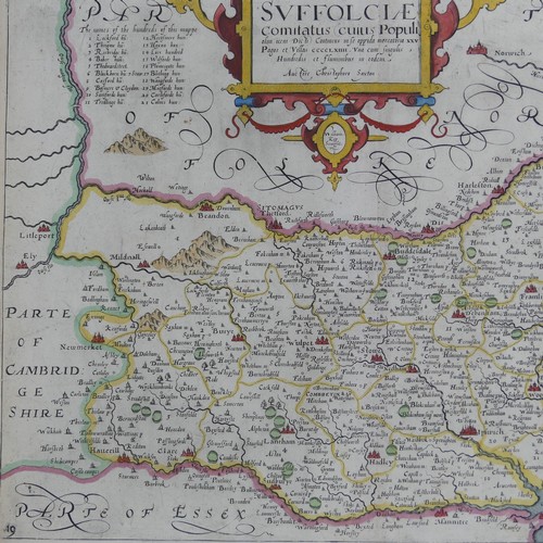 40 - British County Maps; Jansson (Joannes, Dutch, 1588-1664, also known as Janssonius); 'Lincolnia Comit... 