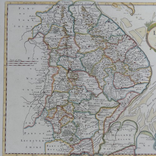 40 - British County Maps; Jansson (Joannes, Dutch, 1588-1664, also known as Janssonius); 'Lincolnia Comit... 