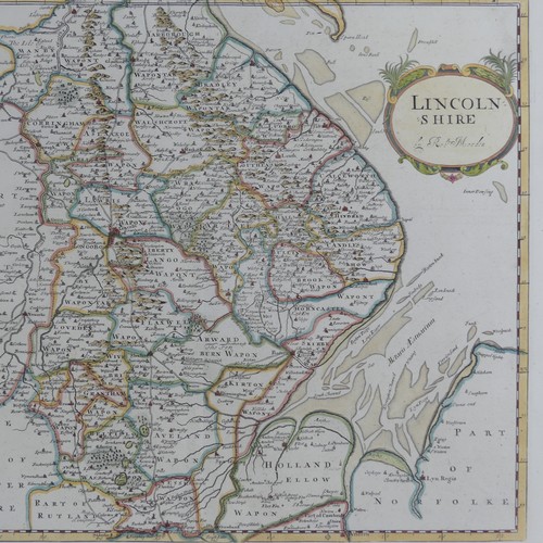 40 - British County Maps; Jansson (Joannes, Dutch, 1588-1664, also known as Janssonius); 'Lincolnia Comit... 