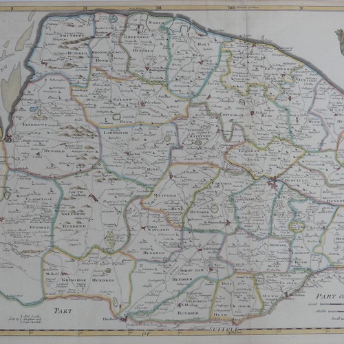 40 - British County Maps; Jansson (Joannes, Dutch, 1588-1664, also known as Janssonius); 'Lincolnia Comit... 