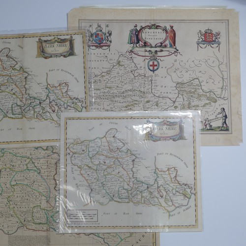 26 - Speed (John, (1552-1629); 'Barkshire Described'; a double page engraved map of the county with view ... 