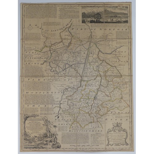 24 - Bowen (Emanuel); A collection of nine mid 18thC County Maps, 'divided into its Hundreds', including ... 