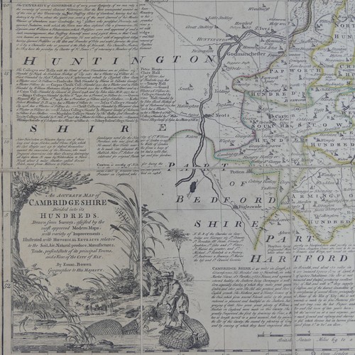 24 - Bowen (Emanuel); A collection of nine mid 18thC County Maps, 'divided into its Hundreds', including ... 