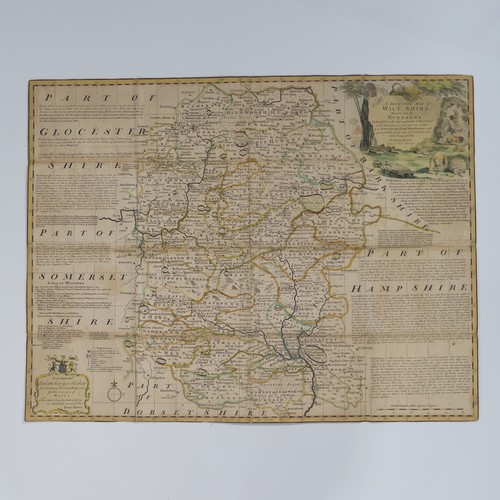 24 - Bowen (Emanuel); A collection of nine mid 18thC County Maps, 'divided into its Hundreds', including ... 