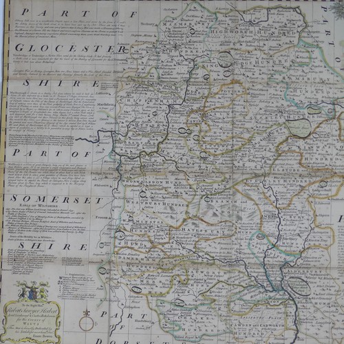 24 - Bowen (Emanuel); A collection of nine mid 18thC County Maps, 'divided into its Hundreds', including ... 