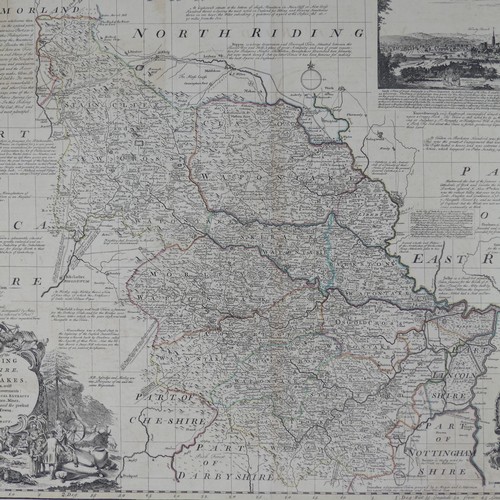 24 - Bowen (Emanuel); A collection of nine mid 18thC County Maps, 'divided into its Hundreds', including ... 