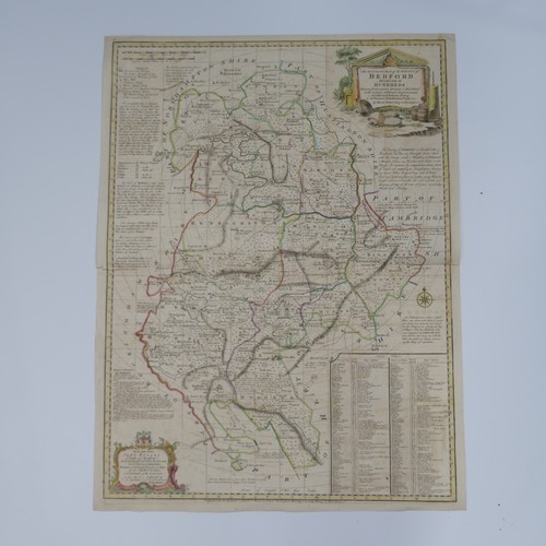 24 - Bowen (Emanuel); A collection of nine mid 18thC County Maps, 'divided into its Hundreds', including ... 