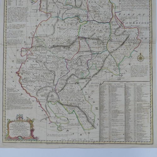 24 - Bowen (Emanuel); A collection of nine mid 18thC County Maps, 'divided into its Hundreds', including ... 