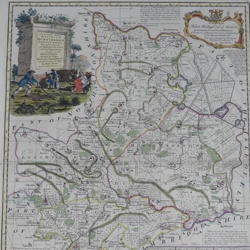 24 - Bowen (Emanuel); A collection of nine mid 18thC County Maps, 'divided into its Hundreds', including ... 