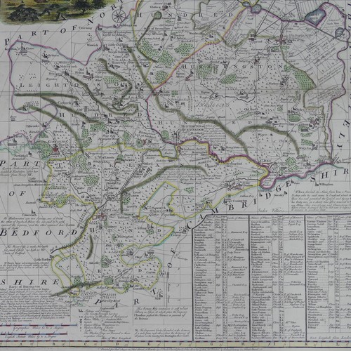 24 - Bowen (Emanuel); A collection of nine mid 18thC County Maps, 'divided into its Hundreds', including ... 