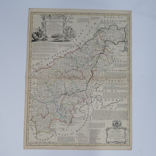 24 - Bowen (Emanuel); A collection of nine mid 18thC County Maps, 'divided into its Hundreds', including ... 