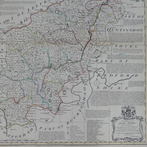 24 - Bowen (Emanuel); A collection of nine mid 18thC County Maps, 'divided into its Hundreds', including ... 