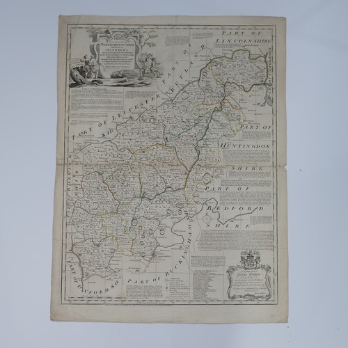 24 - Bowen (Emanuel); A collection of nine mid 18thC County Maps, 'divided into its Hundreds', including ... 