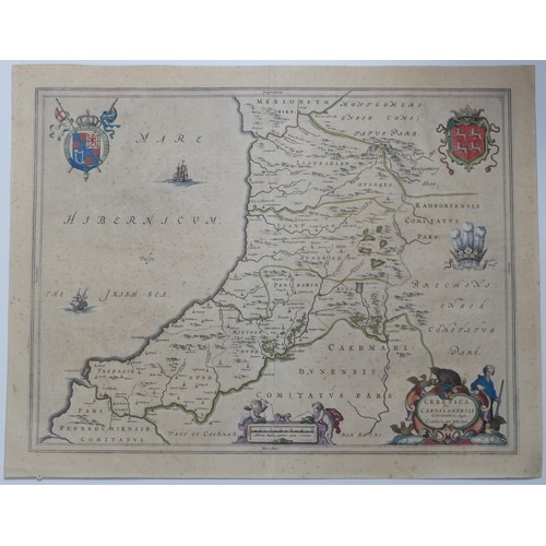 43 - British County Maps, Wales, including; Speed (John); 'Breknoke both Shyre and Towne described', John... 