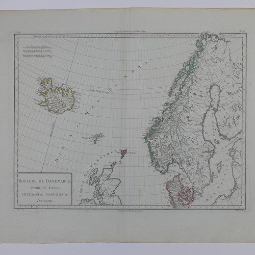 47 - Homann (Johann Baptist, heirs of), 'Regni Daniae...', an early 18thC engraved map of Denmark, with c... 