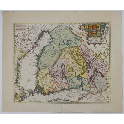 46 - De Wit (Frederik, Dutch, c. 1629 – 1706); 'Novissima nec non perfectissima Scandinaviae Tabila compr... 