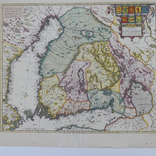 46 - De Wit (Frederik, Dutch, c. 1629 – 1706); 'Novissima nec non perfectissima Scandinaviae Tabila compr... 