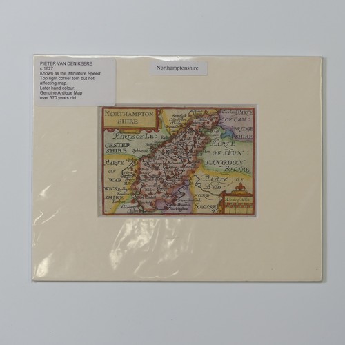 42 - British County Maps; including Speed (John); 'Leicester both Countye and Citie described', Thomas Ba... 