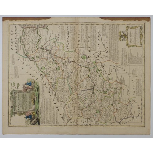 42 - British County Maps; including Speed (John); 'Leicester both Countye and Citie described', Thomas Ba... 