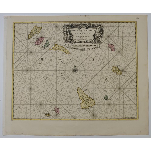 52 - After Jansson (Joannes, Dutch, 1588-1664, also known as Janssonius, 'Insulae De Cabo Verde Olim Hesp... 