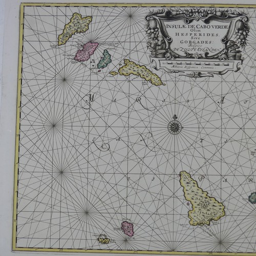 52 - After Jansson (Joannes, Dutch, 1588-1664, also known as Janssonius, 'Insulae De Cabo Verde Olim Hesp... 