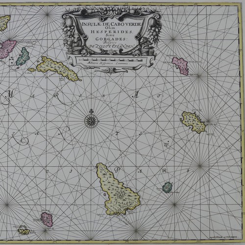 52 - After Jansson (Joannes, Dutch, 1588-1664, also known as Janssonius, 'Insulae De Cabo Verde Olim Hesp... 