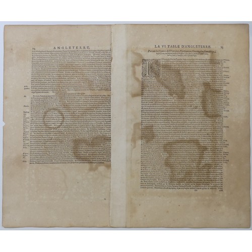 63 - Mercator (Gerald, Dutch 1512-1594); 'Warwicum, Northhamtonia, Huntingdonia, Cantabrigia, Suffolcia, ... 