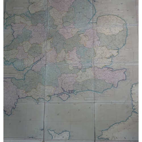 74 - Kitchin (Thomas); 'A New Map of England & Wales. Drawn from Several Surveys &c. on a New Pro... 