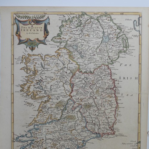 57 - Homann (Johann Baptist, heirs of); 'Hiberniae Regnum....', an early 18th map of Ireland, with contem... 