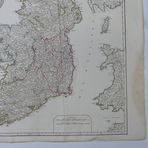 57 - Homann (Johann Baptist, heirs of); 'Hiberniae Regnum....', an early 18th map of Ireland, with contem... 