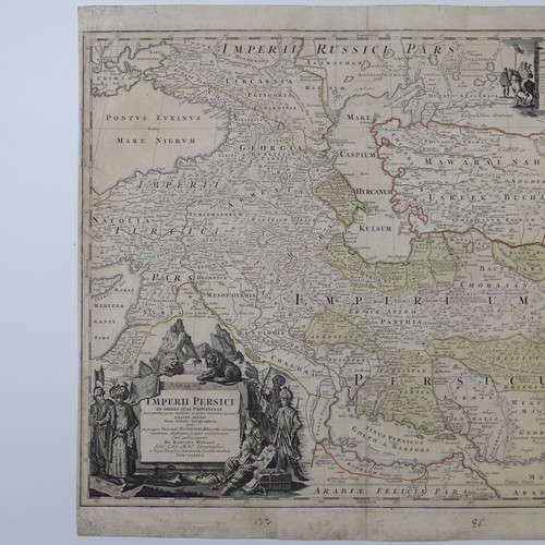 55 - Homann (Johann Baptist, heirs of); 'Imperii Persici.....', An 18thC map of the Persian Empire, moder... 