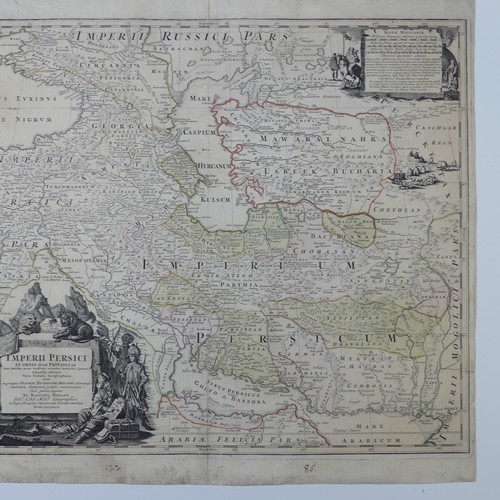 55 - Homann (Johann Baptist, heirs of); 'Imperii Persici.....', An 18thC map of the Persian Empire, moder... 