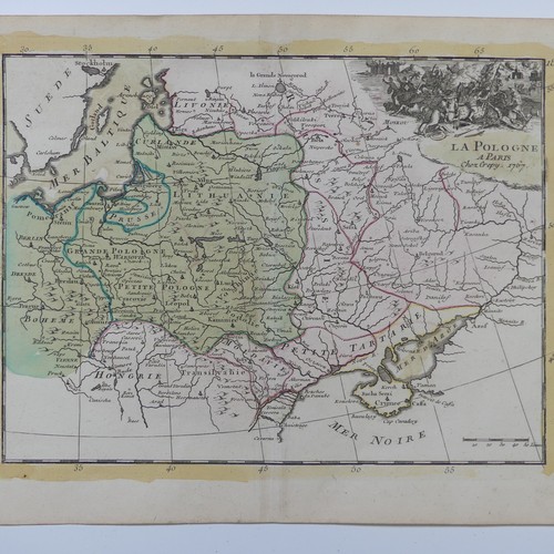 78 - Le Rouge (Georges-Louis c. 1707 - c. 1790); A collection of nineteen maps from the 'Atlas Nouveau Po... 