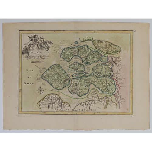 78 - Le Rouge (Georges-Louis c. 1707 - c. 1790); A collection of nineteen maps from the 'Atlas Nouveau Po... 