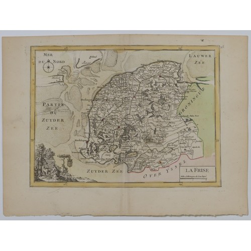 78 - Le Rouge (Georges-Louis c. 1707 - c. 1790); A collection of nineteen maps from the 'Atlas Nouveau Po... 