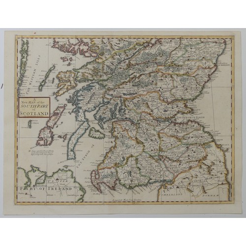 62 - Scotland; including 'Blaeu; 'PRAEFECTURA KIRCUBRIENSIS....', a mid 17thC hand coloured map of the co... 