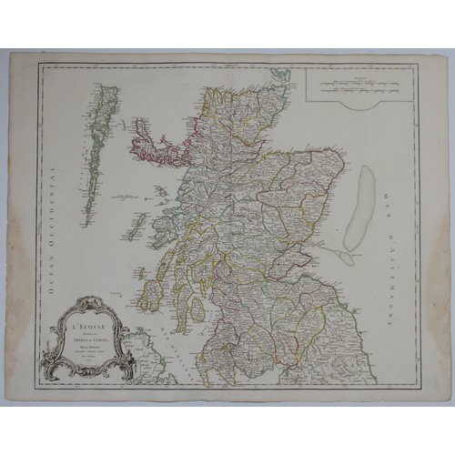 62 - Scotland; including 'Blaeu; 'PRAEFECTURA KIRCUBRIENSIS....', a mid 17thC hand coloured map of the co... 