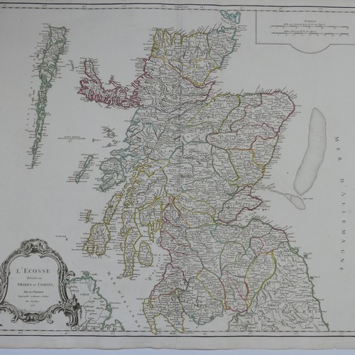 62 - Scotland; including 'Blaeu; 'PRAEFECTURA KIRCUBRIENSIS....', a mid 17thC hand coloured map of the co... 