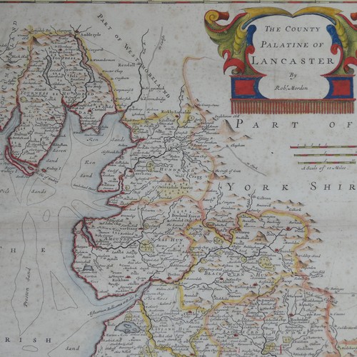 61 - A collection of good antique British County Maps; including Morden , Bowen, Cary, Blome etc., all un... 