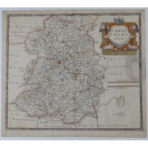 61 - A collection of good antique British County Maps; including Morden , Bowen, Cary, Blome etc., all un... 