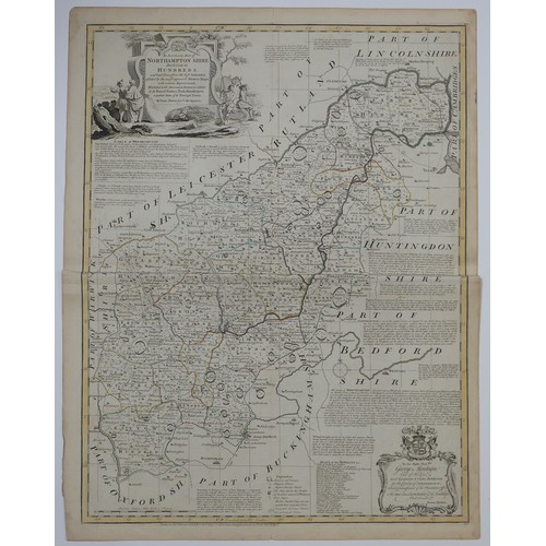 61 - A collection of good antique British County Maps; including Morden , Bowen, Cary, Blome etc., all un... 