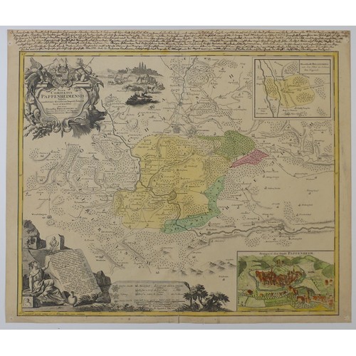 66 - Homann (Johann Baptist, heirs of), 'Imperii Persici....', a double page engraved map of the Persian ... 