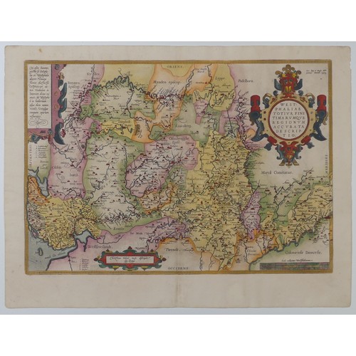 67 - World Maps; German States and Central Europe; A collection of good 17th and 18thC engraved maps, inc... 